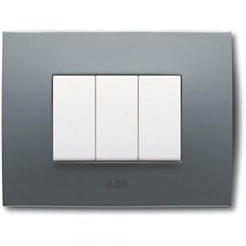 ABB ABB2CSK0403CH PLACCA 4 Moduli, Colore Pietra