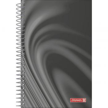 Brunnen Spiralnotizbuch Vivendi schwarz (9 x 17 cm, kariert, 90g/m², 100 Blatt)