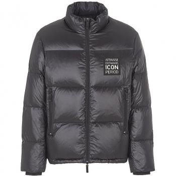 Armani Exchange Chaqueta de plumas negra