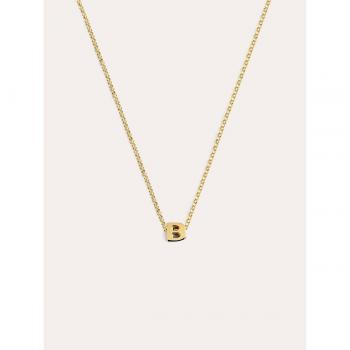 Collar Personalizado de Inicial en Plata de Ley Bañada en Oro