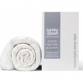 Surrey Down Home Down & Feather Blend 4.5 Tog Duvet