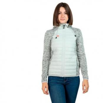 Chaqueta de mujer Izas Navasa forro polar Gris