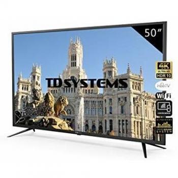 Televisor TD Systems K50DLJ10US 50 Pulgadas 4K HDR10 Android 9.0 HbbTV