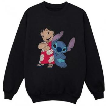 Girls’ Lilo & Stitch Size 5-6 Black Sweatshirt