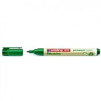 Edding Marker Permanent Marker 25 EcoLine in Grün mit einer Strichstärke von 1,1 mm