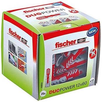 Pack 25 tacos duo power 12x60 538243 fischer