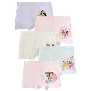 Disney Prinzessinnen-Shorts in Rosa/Violett – 5 Pack für Kinder (2–12 Jahre)