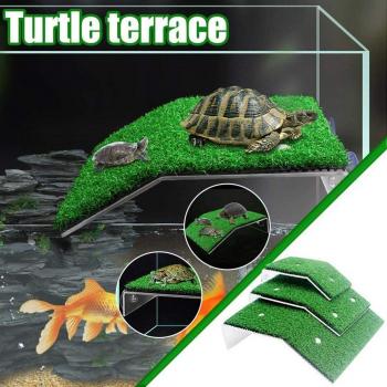 Simulated Grass Turtle Basking Platform