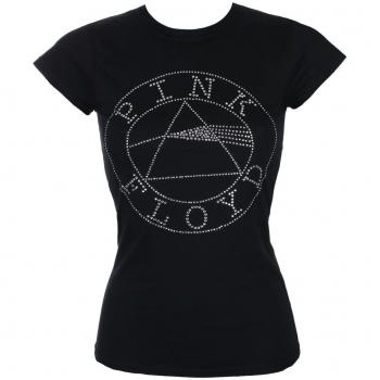 Vêtement en métal pour femmes : Pink Floyd Circle Diamante