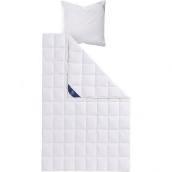 Spessartraum Nachhaltig‑Green Daunenbett + Kissen Set – Baumwollbezug, Hausstauballergiker geeignet