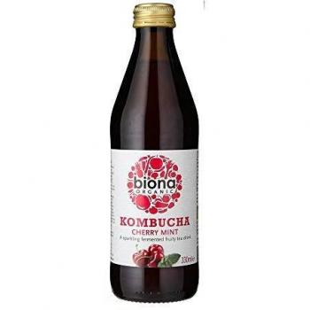 Sour Cherry and Mint Kombucha 330ml, Organic