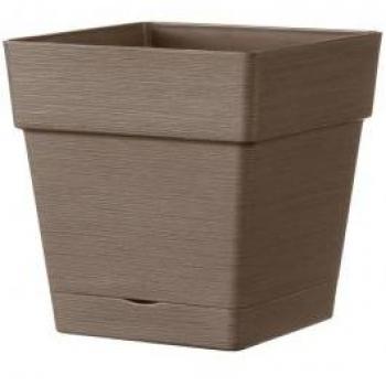 Save R Vase Carré Marron 35 cm × 35 cm – Deroma