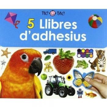 5 llibres d'adhesius