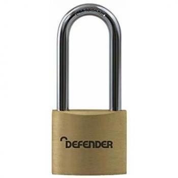 HENRY SQUIRE DFBP4/2.5 Defender Long Shackle Brass Padlock 40mm
