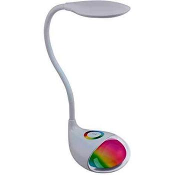 Lámpara Sobremesa Eglo Cabado 3W, Blanco y Luces Duales