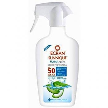 Ecran Sunnique Hydraligero Leche Protectora Spf50 Spray 300ml