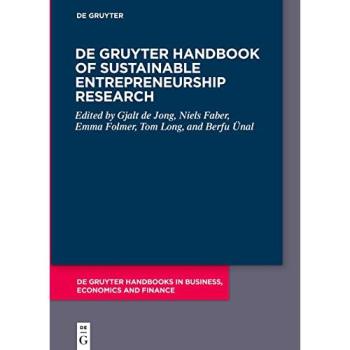 De Gruyter Handbook of Sustainable Entrepreneurship Research