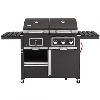 Dual‑Fuel Toronto Grill – Black Charcoal/Gas