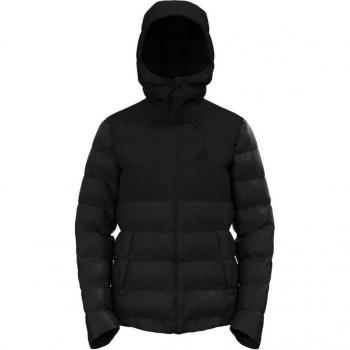 Veste Extérieure Odlo pour Femme – Isolation Duvet Recyclé – Capuche, Taille XL, Couleur Noire