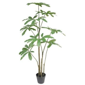 Realistic Green Dwarf Umbrella Tree (120 cm)