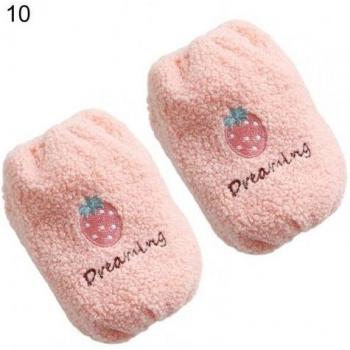 Kids' Plush Strawberry Sleeve Cover