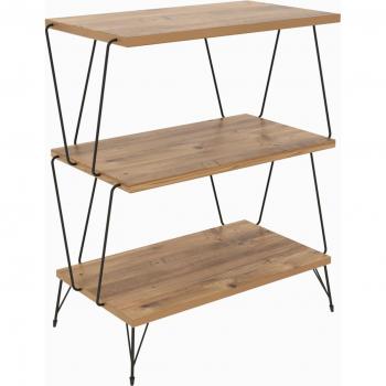 Asir Bijzettafel “Grenen” – 100 % gemelamineerd Spaanplaat, 46 × 30 × 76 cm