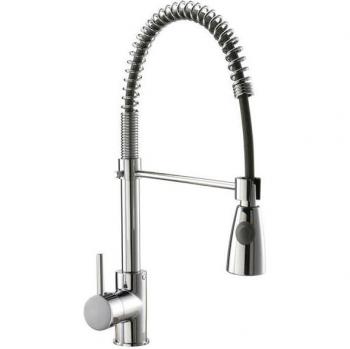 Easymix 90220 – Miscelatore con doccia duale e molla, corpo ABS