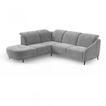 Ecksofa SIT & MORE Blues L-Form, grau