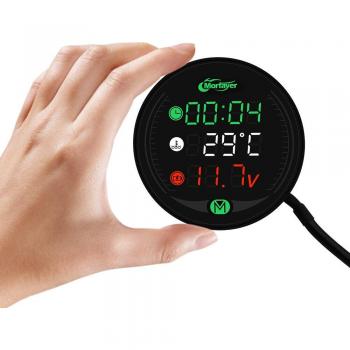 Compteur de tension moto avec affichage étanche, thermomètre et horloge pour Suzuki vz 800 DL1000 DL650