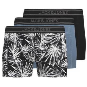 Herren‑Boxerpack “JACRICHARD” – 3× schwarze Trunks mit Logo