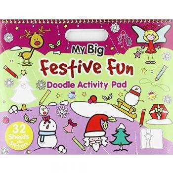 Christmas Landscape Doodle Book