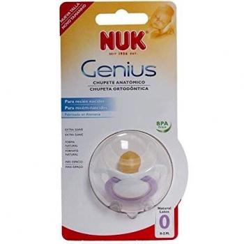Chupete Nuk Genius de látex T-0 para recién nacidos