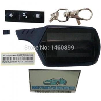 A91 LCD Screen with Metal Feet + Keychain Case for Starline A91 Remote Control Alarm