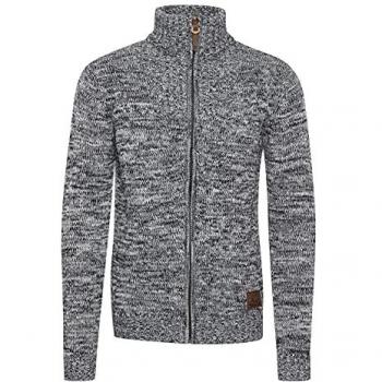 Solid Herren Strickjacke SDPomeroy mit Stehkragen aus 100% Baumwolle