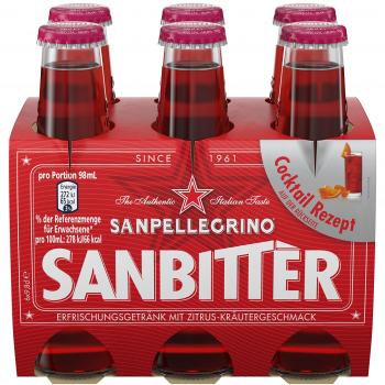 Sanbitter Aperitif Italien – 12 × 98 ml (Sanpellegrino)