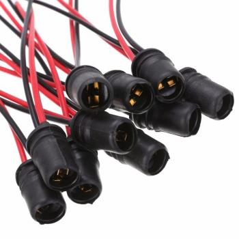 Mayitr 10Pcs T10 W5W LED Lamp Bulb Base Holder