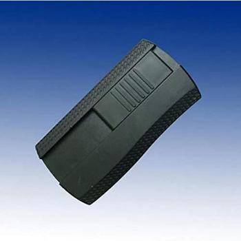 Regulador eléctrico de suelo 500W negro con LED