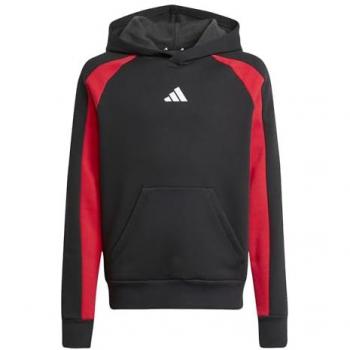 Adidas J Youth Black & Red Hoodie