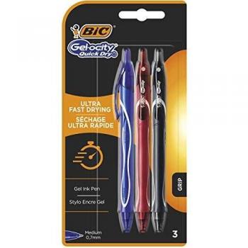 Bic, Gelschreiber-Set (Blau, Schwarz, Rot)