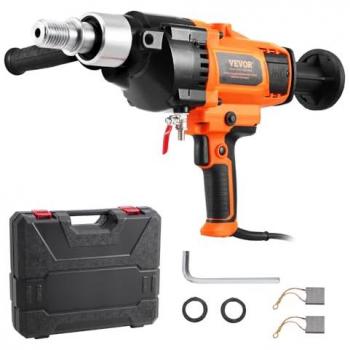 VEVOR Carotteuse Portable 2600 W, 20‑180 mm, Mallette incluse – Béton, Brique, Marbre