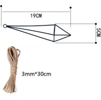 Iron Geometric Air Plant Rack