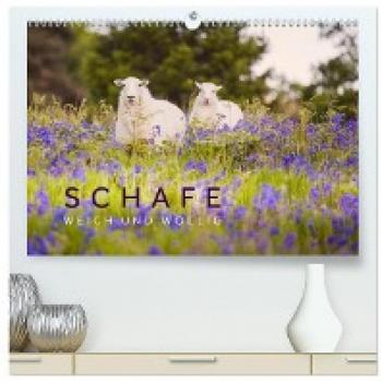 Premium Wandkalender 2024 Schafe