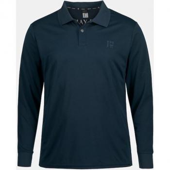 Polo da golf JAY-PI uomo QuickDry maniche lunghe blu XXL
