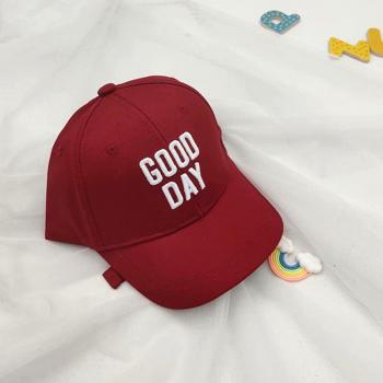 Breathable Summer Cap with Letter Embroidery