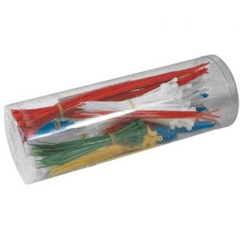 Kabelbinder 300 Stück, farbig sortiert, 98 x 2,5mm und 200 x 2,3mm