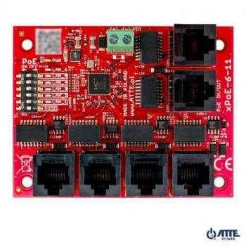 Switch ATTE xPoE-6-11-OF 5 Puertos PoE