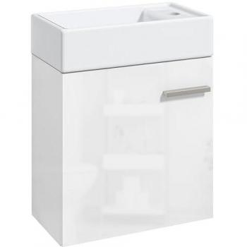 Mueble de Baño con Lavabo y Cierre Suave HOMCOM 40x23x50 cm