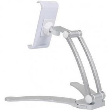 Adjustable Metal Desk Stand for Tablets and Phones