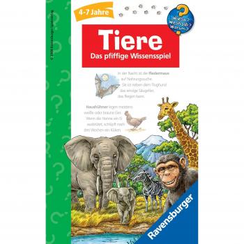 Tiere Das pfiffige Wissensspiel von Ravensburger Spiel ab 4