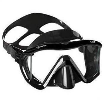 Maschera Mares I3 Nera con vetro trasparente